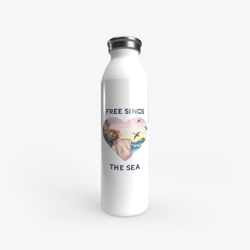 Free Sings the Sea Water Bottle