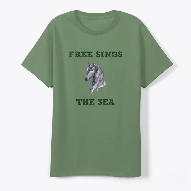 Free Sings the Sea Classic Tee: Ero