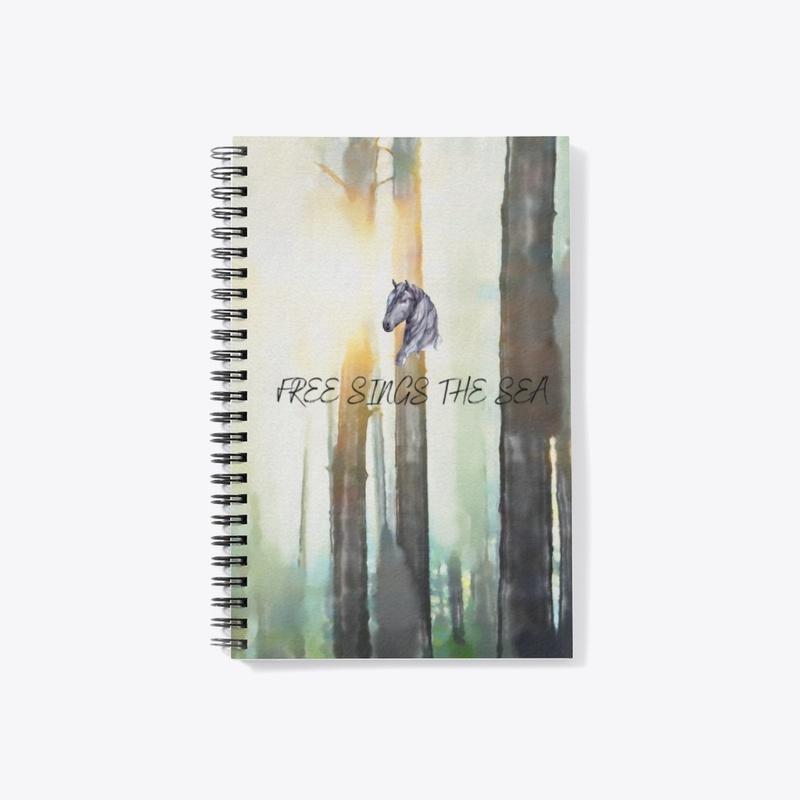 Free Sings the Sea Notebook: Woods